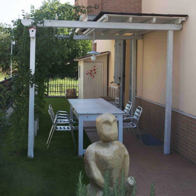 Onlywood Pergola autoportante STANDARD 240 x 240 cm in Legno Trattato -  Portata 90 Kg - ANCHE SU MISURA - Onlywood