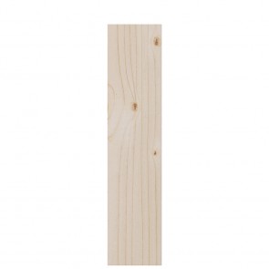 Onlywood Stecche in legno per balcone - Squadrato Liscio in Abete 30-160 cm - 20 colori