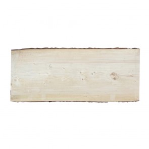 Tavola massello in legno di abete rosso, 40 x 200 cm Sp 50 mm naturale