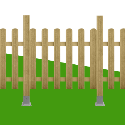 Cancelletto per steccato in legno